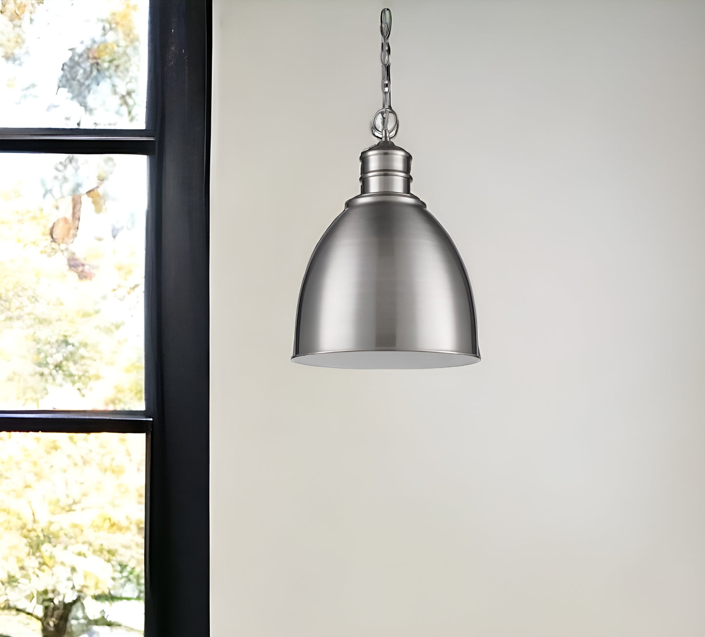 Colby 1-Light Satin Nickel Pendant
