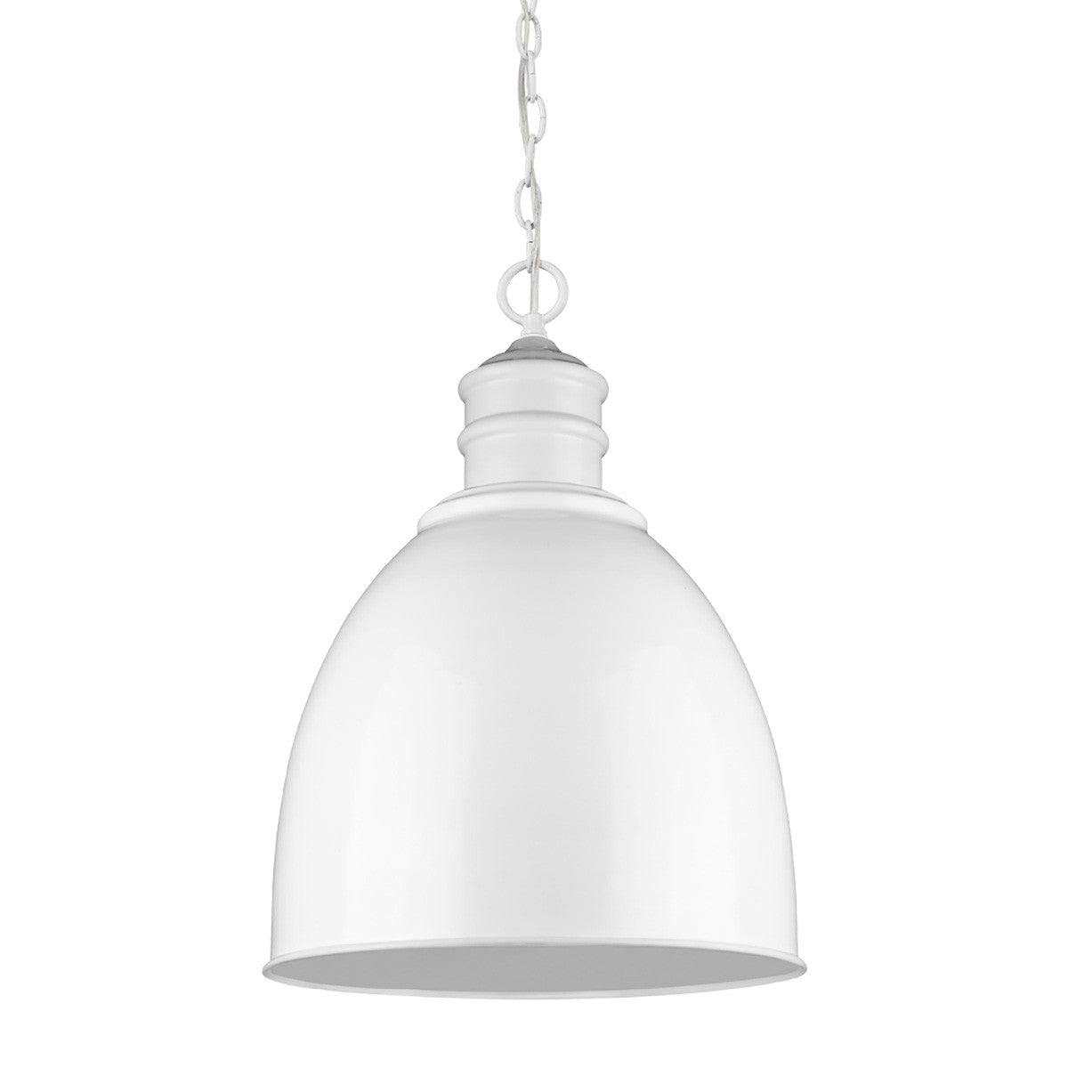 Landon White Ceiling Light w/ Shades