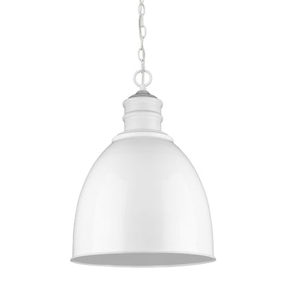 Landon White Ceiling Light w/ Shades