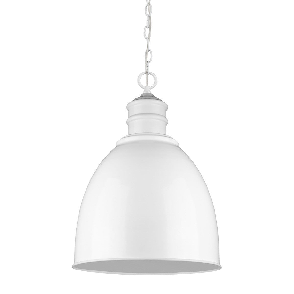 White Ceiling Light w/ Shades