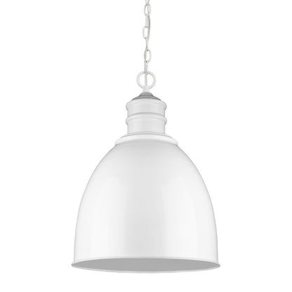 White Ceiling Light w/ Shades
