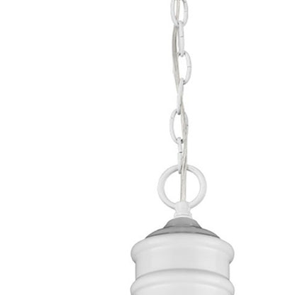 White Ceiling Light w/ Shades