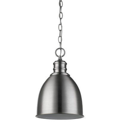 Minimalist Silver Pendant Hanging Light