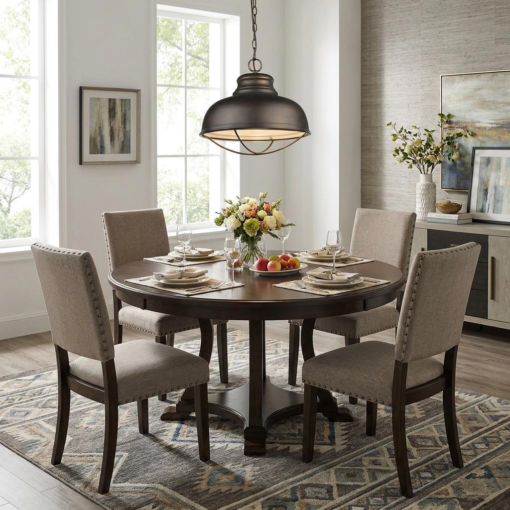 Ansen 1-Light Oil-Rubbed Bronze Pendant