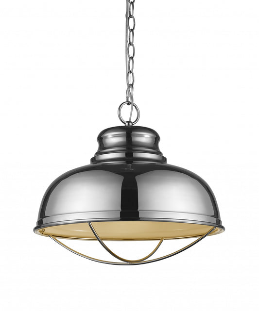 Ansen 1-Light Nickel Pendant