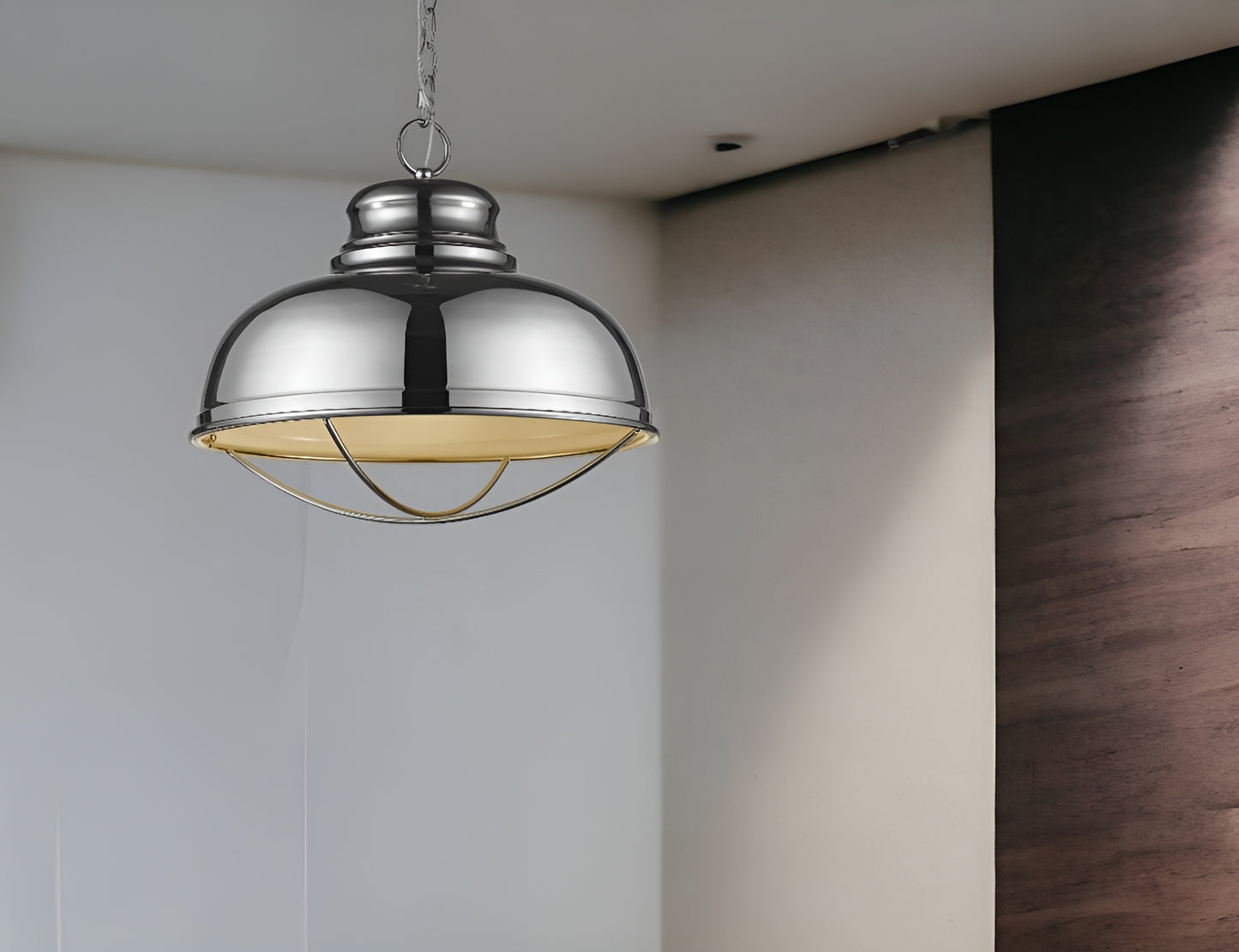 Ansen 1-Light Nickel Pendant