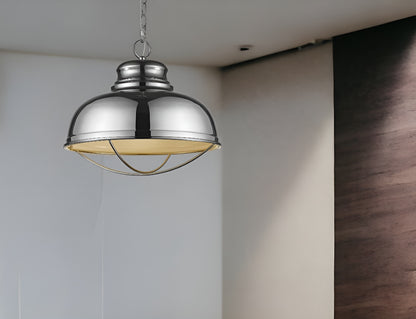 Ansen 1-Light Nickel Pendant