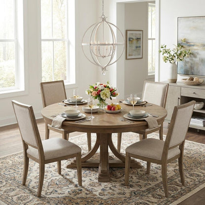 Callie 6-Light Country White Pendant