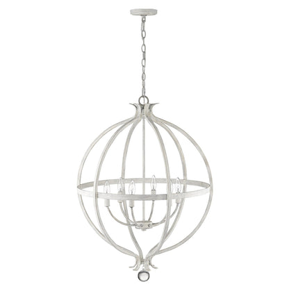 Callie 6-Light Country White Pendant