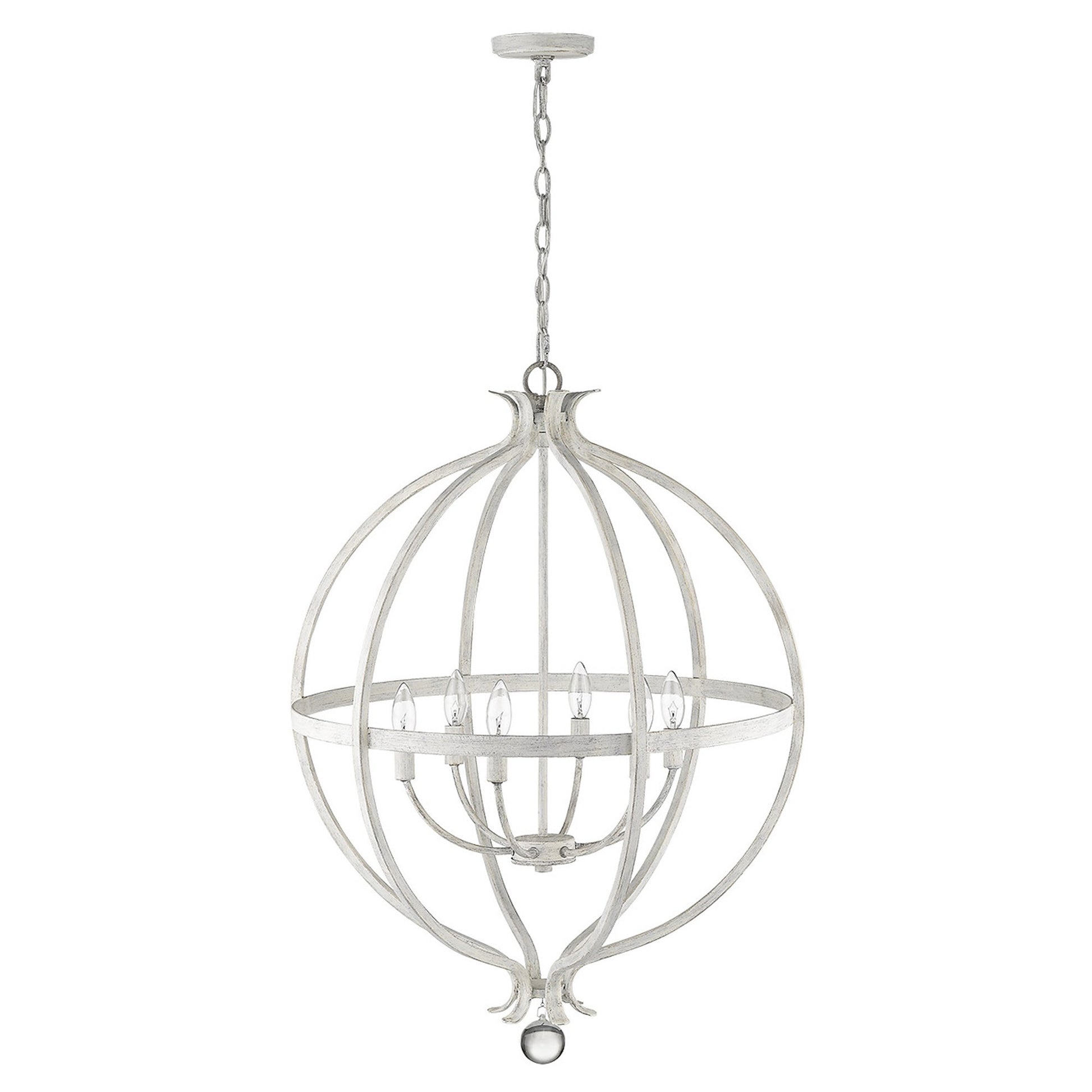 Callie 6-Light Country White Pendant