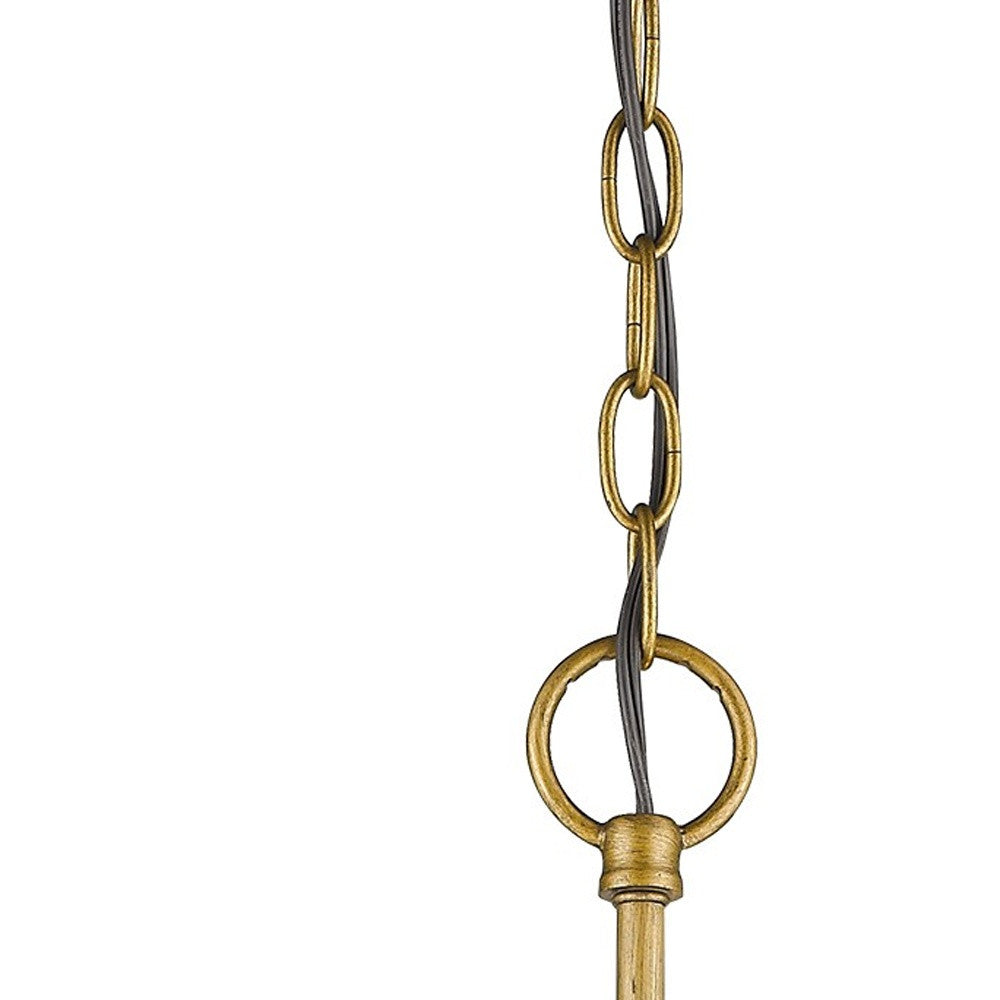 Gold Candle Style 3 Light Crystal Dimmable Chandelier