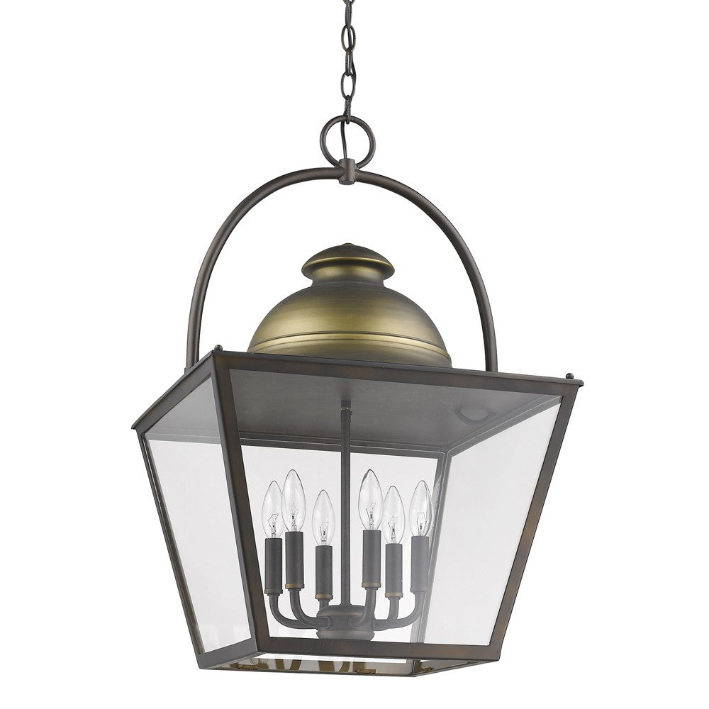 Savannah 6-Light Oil-Rubbed Bronze Foyer Pendant