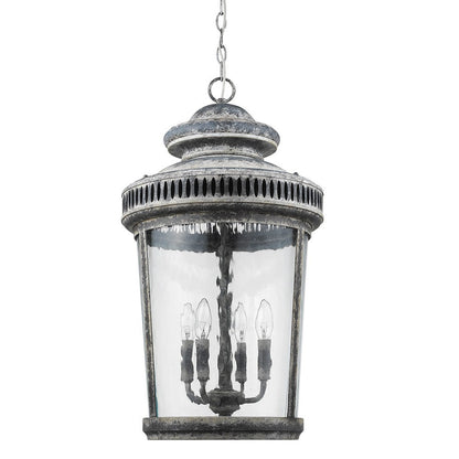 Kingston 4-Light Antique Lead Foyer Pendant