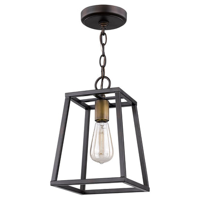 Antique Bronze Tapered Hanging Light
