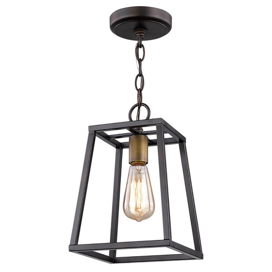 Antique Bronze Tapered Hanging Light