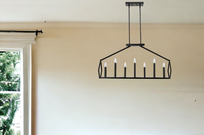 Luca 14-Light Matte Black Pendant