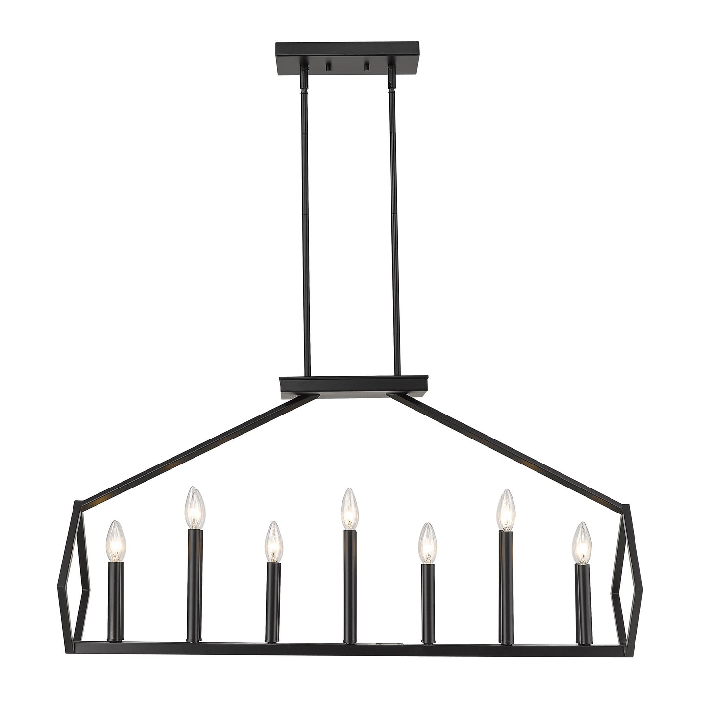 Luca 14-Light Matte Black Pendant