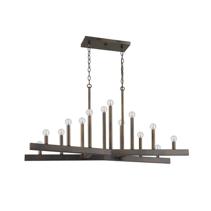 Fallon 14-Light Oil-Rubbed Bronze Pendant