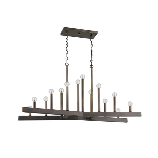 Fallon 14-Light Oil-Rubbed Bronze Pendant