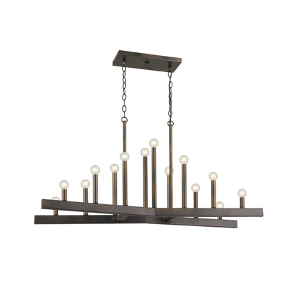 Fallon 14-Light Oil-Rubbed Bronze Pendant