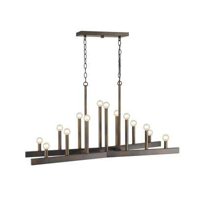 Fallon 14-Light Oil-Rubbed Bronze Pendant