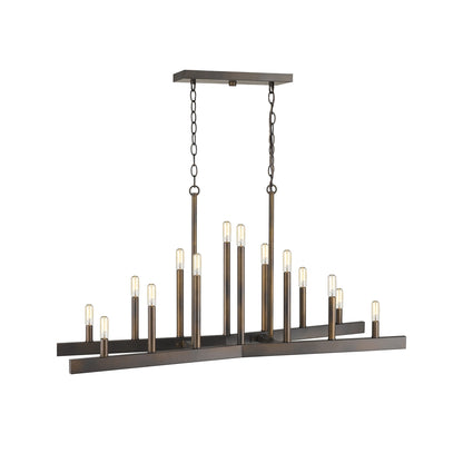 Fallon 14-Light Oil-Rubbed Bronze Pendant
