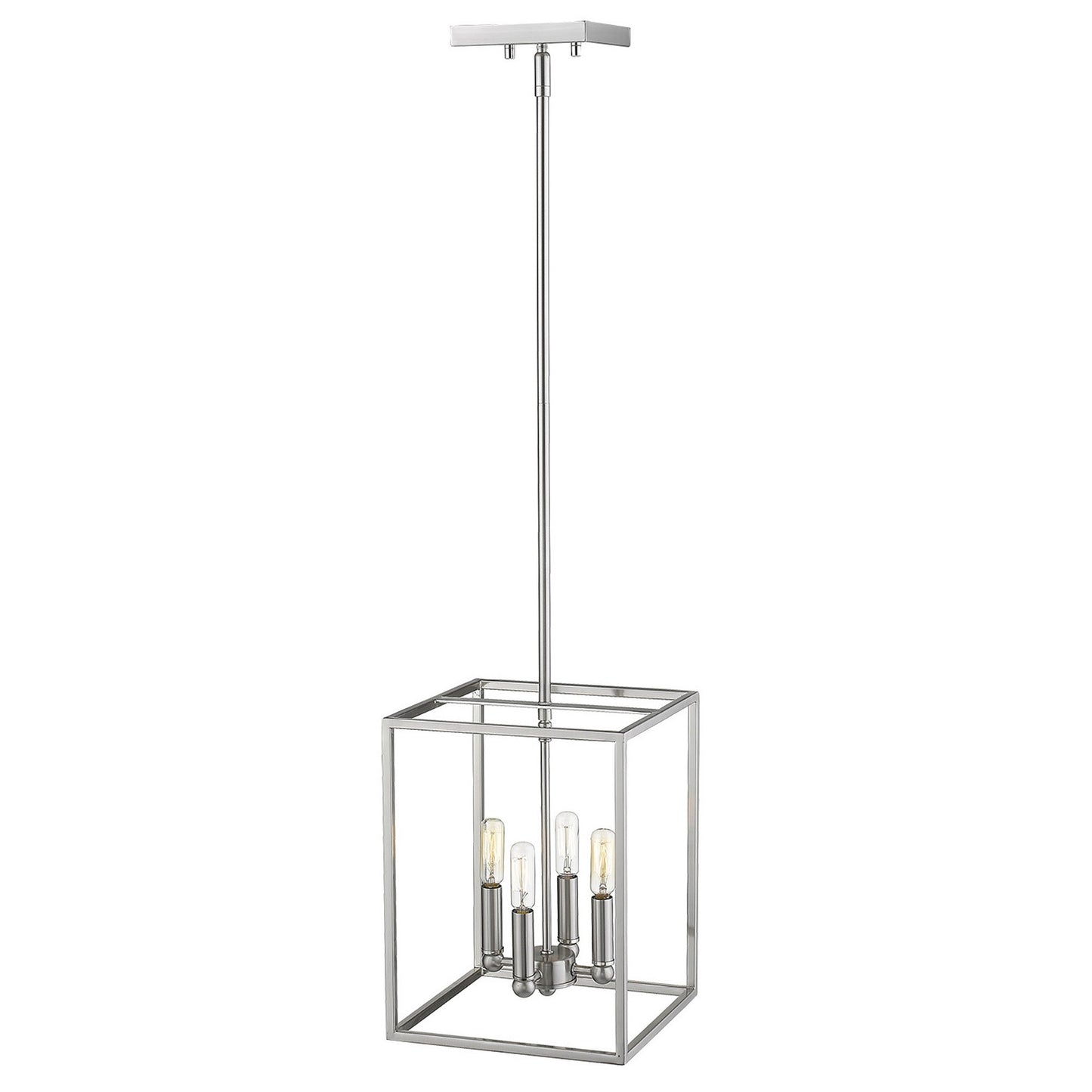 Silver 4 Light Ceiling Light