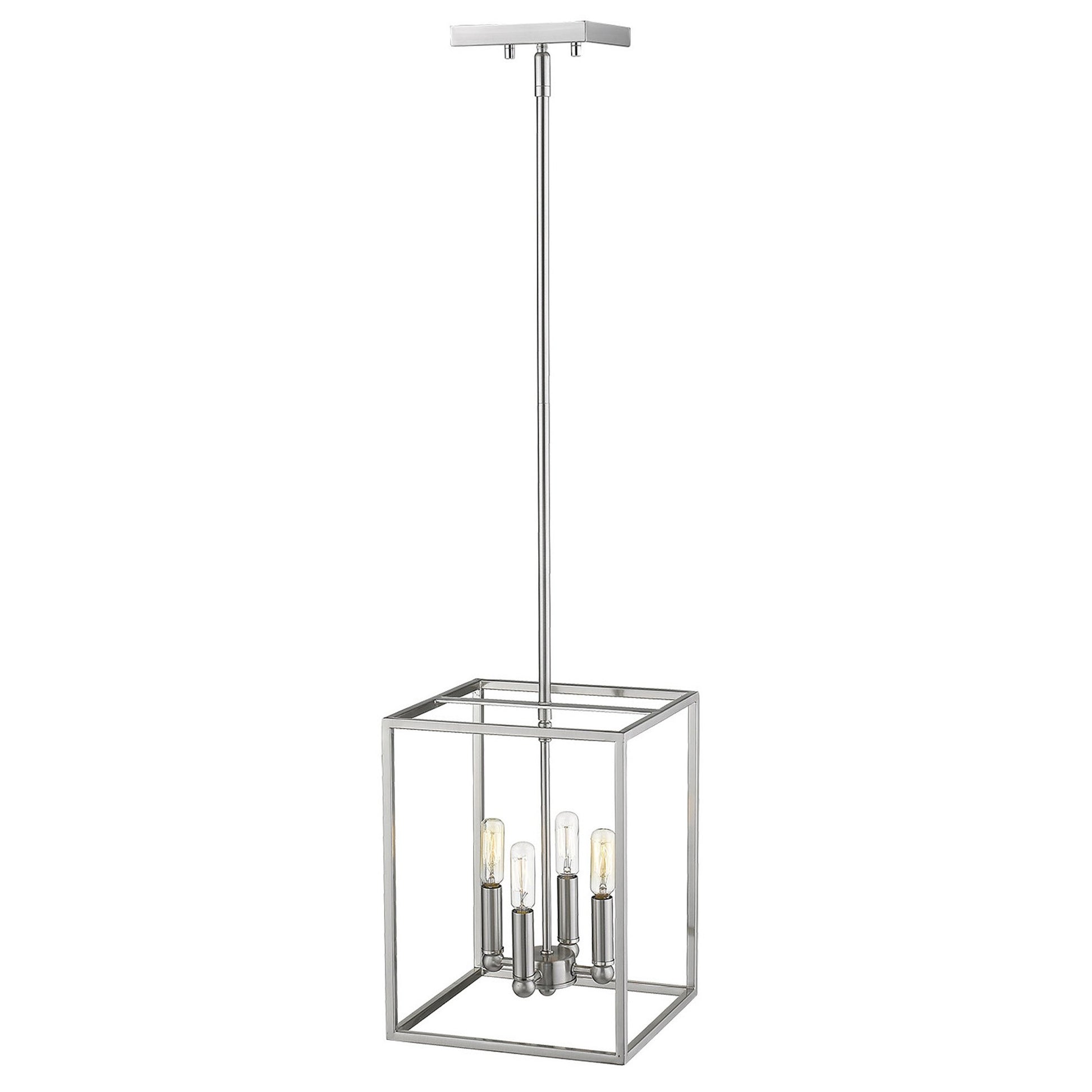 Silver 4 Light Ceiling Light