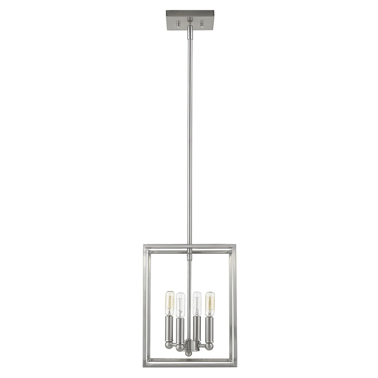 Silver 4 Light Ceiling Light