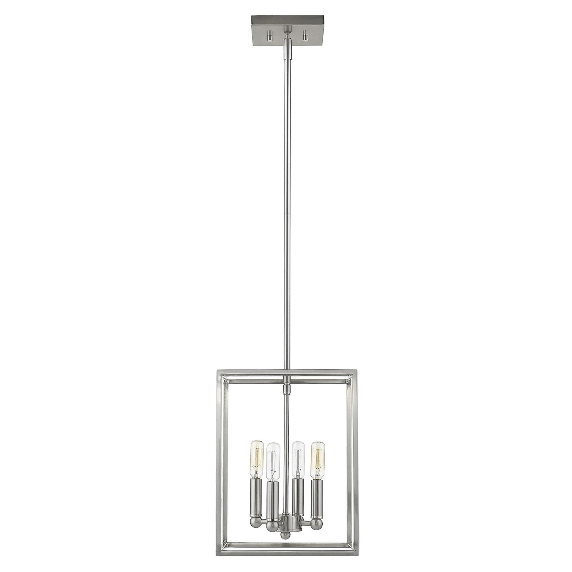 Silver 4 Light Ceiling Light