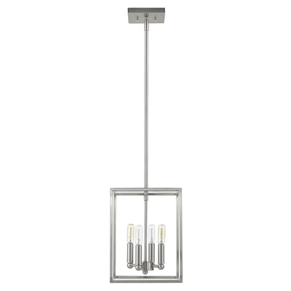 Silver 4 Light Ceiling Light