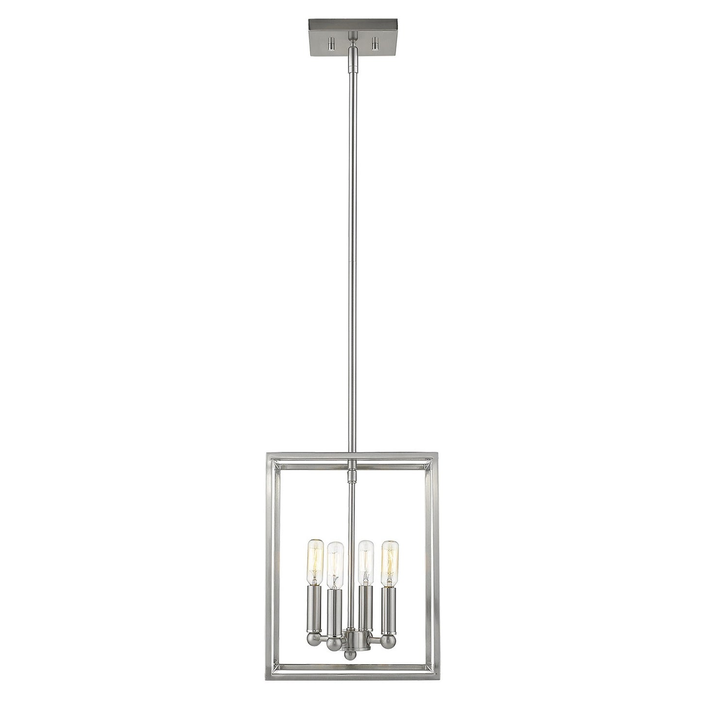 Silver 4 Light Ceiling Light