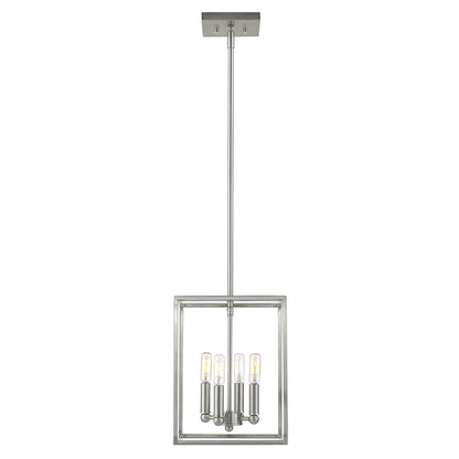 Silver 4 Light Ceiling Light