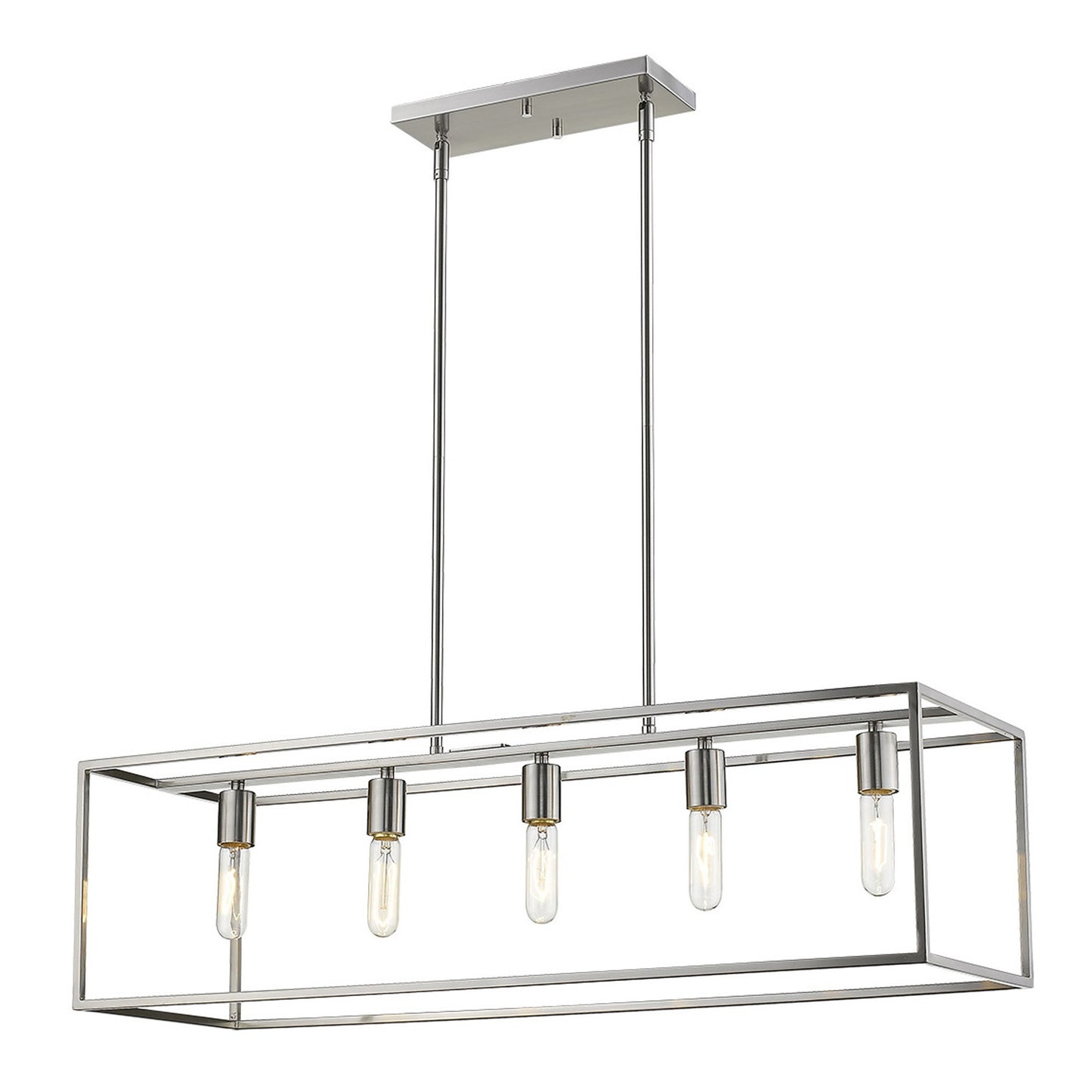 Cobar 5-Light Satin Nickel Pendant