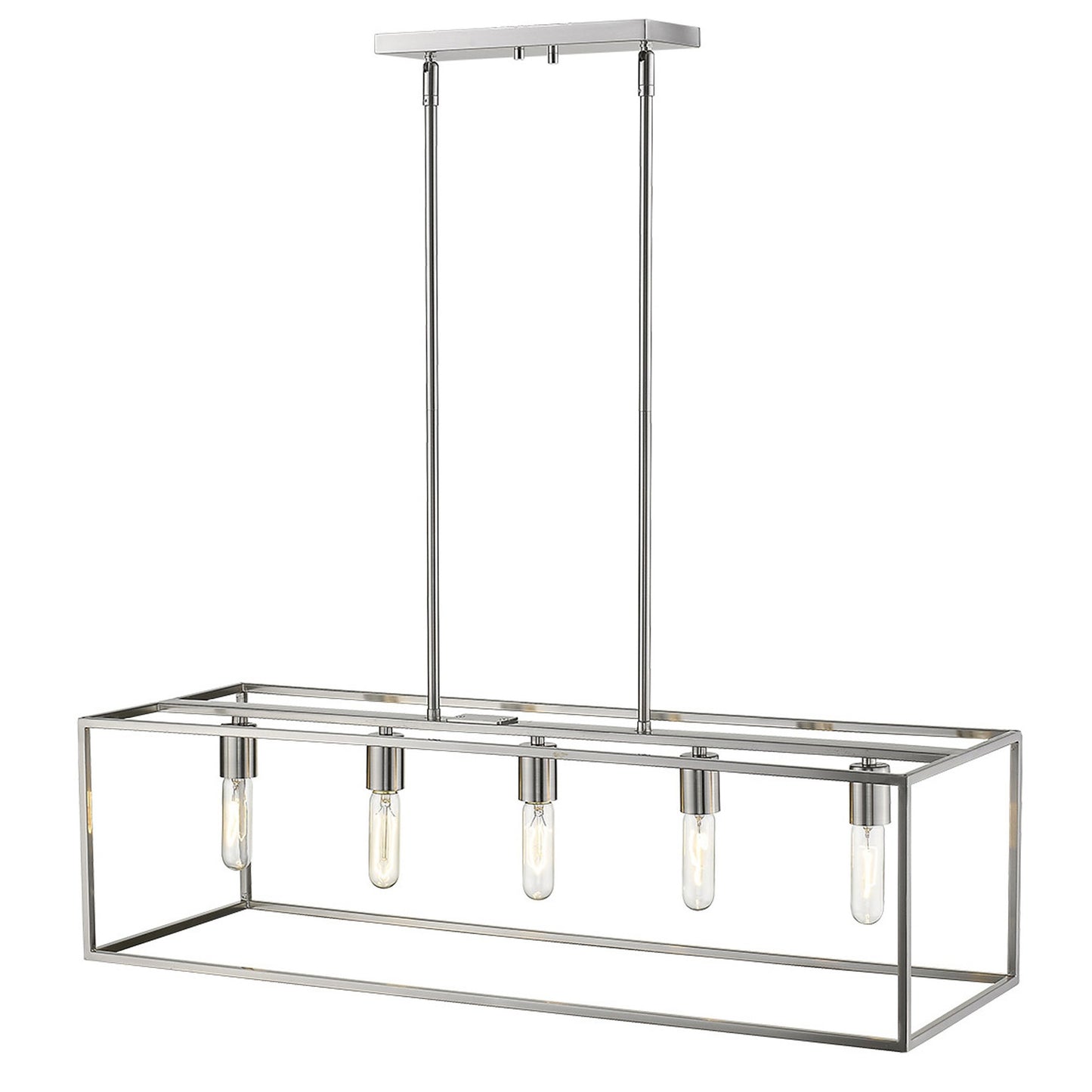 Cobar 5-Light Satin Nickel Pendant