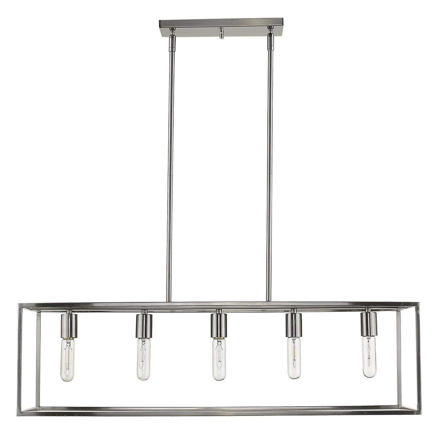 Cobar 5-Light Satin Nickel Pendant