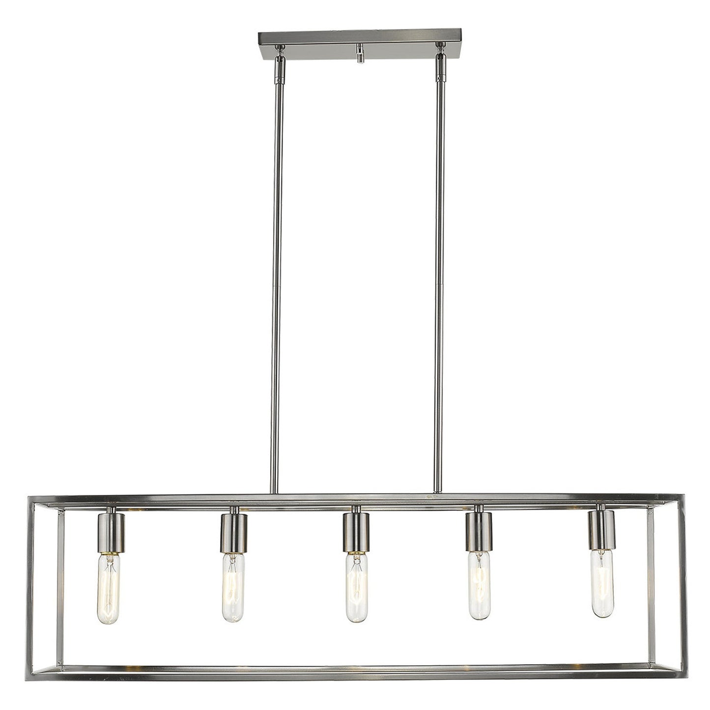 Cobar 5-Light Satin Nickel Pendant