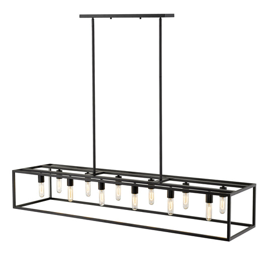 Cobar 12-Light Matte Black Pendant