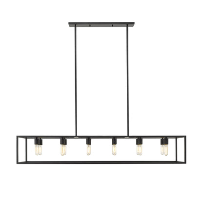 Cobar 12-Light Matte Black Pendant