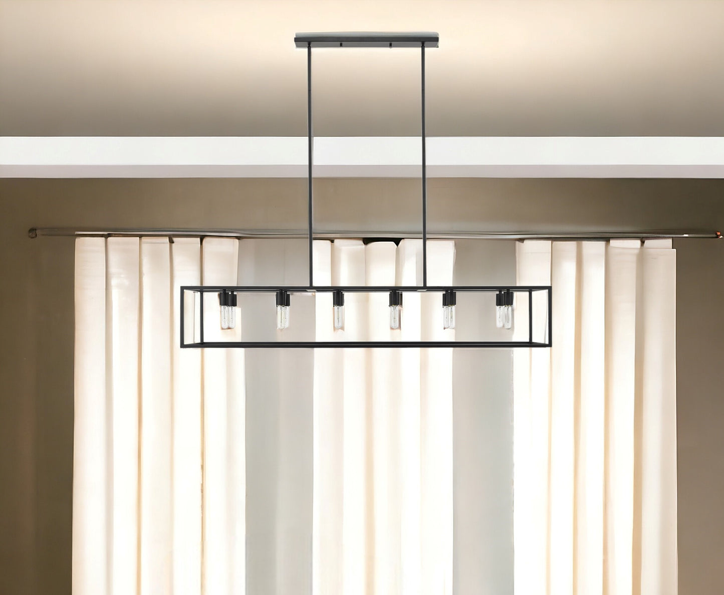 Cobar 12-Light Matte Black Pendant