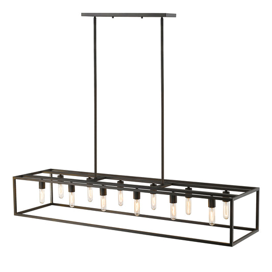 Ava Black 12 Light Ceiling Light