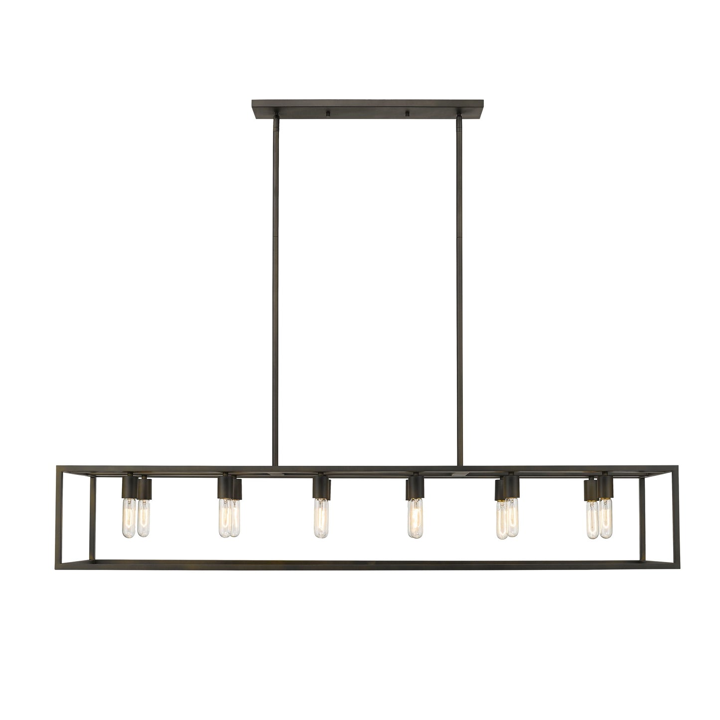 Black 12 Light Ceiling Light