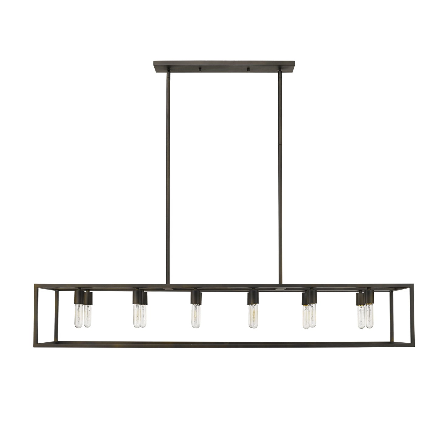 Black 12 Light Ceiling Light