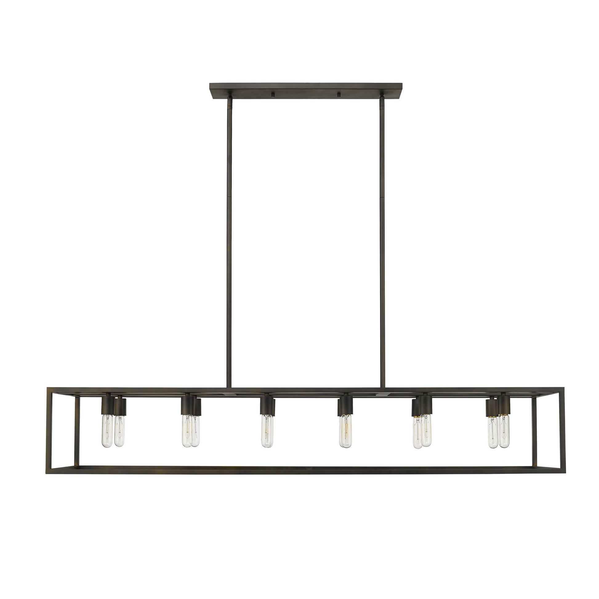 Black 12 Light Ceiling Light