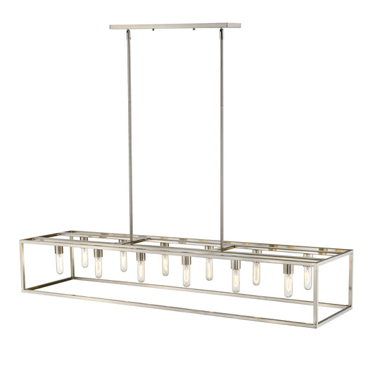 Cobar 12-Light Satin Nickel Pendant