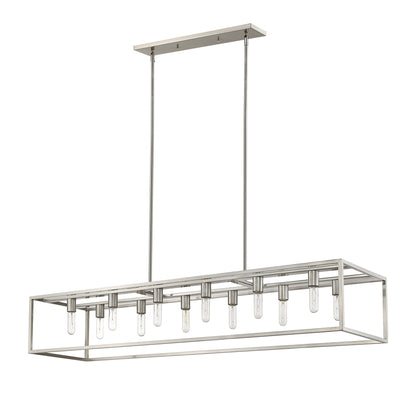 Cobar 12-Light Satin Nickel Pendant