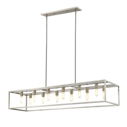 Cobar 12-Light Satin Nickel Pendant