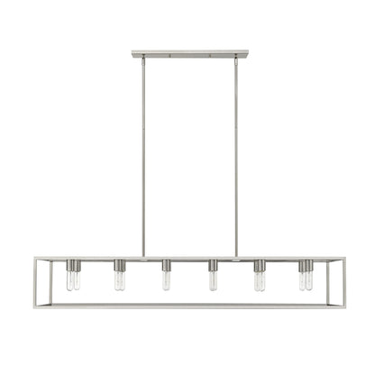 Cobar 12-Light Satin Nickel Pendant