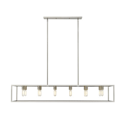 Cobar 12-Light Satin Nickel Pendant