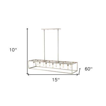 Cobar 12-Light Satin Nickel Pendant